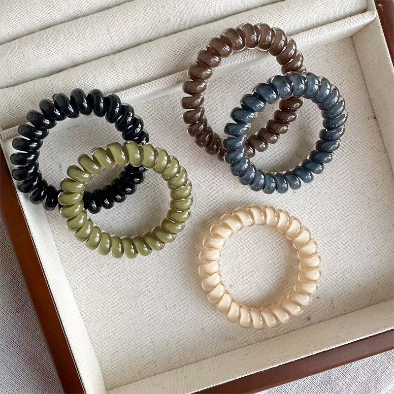 Dây Buộc Tóc Cao Su Co Giãn Màu Sắc Xinh Xắn