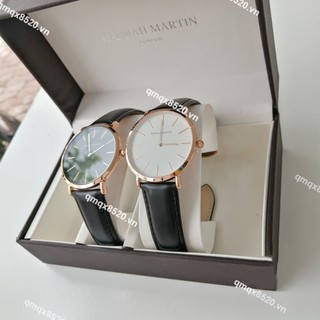 Đồng Hồ Nam dây da đồng hồ HANNAH MARTIN Đồng hồ đeo tay nữ Đồng hồ chống nước Chống Xước đồng hồ nữ thiết kế sang trọng và trẻ trung nhát