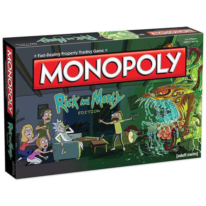 Trò Chơi board game monopoly rick and morty