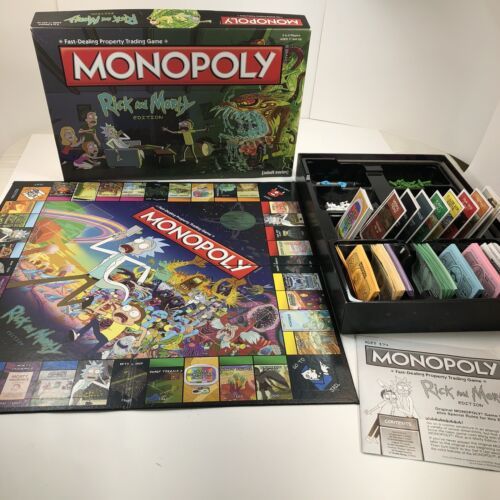 Trò Chơi board game monopoly rick and morty