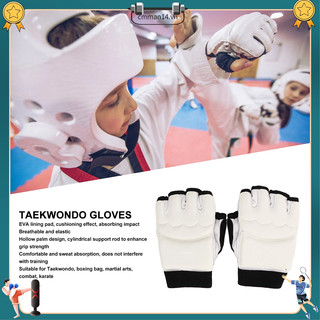 Bán hàng nóng 1 Găng Tay Taekwondo Thun Thoáng Khí Ngón Kickboxing Boxing Tập Luyện Cho Võ Thuật
