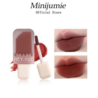 Son Kem Lì Minijumie HEY YUE Màu Nhung Mượt Mà Với Cấu Mờ Dễ Thoa Quyến Rũ Thiết Kế Hình Que Kem Xinh Xắn