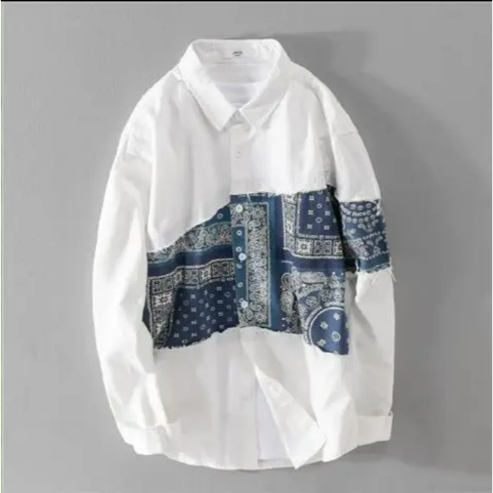 Màu Sắc Áo Sơ Mi Dài Tay Dáng Rộng Oversize Thời Trang Mùa Thu Dành Cho Nam
