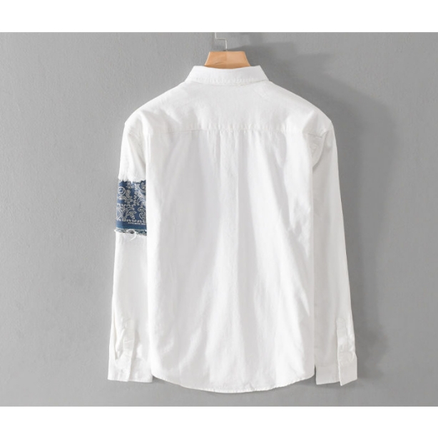 Màu Sắc Áo Sơ Mi Dài Tay Dáng Rộng Oversize Thời Trang Mùa Thu Dành Cho Nam