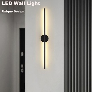 Đèn tường dài LED Thiết kế độc đáo 11W 15W Đèn phòng ngủ Đường sáng tạo Phòng khách Aisle Đèn tường nhôm trang trí