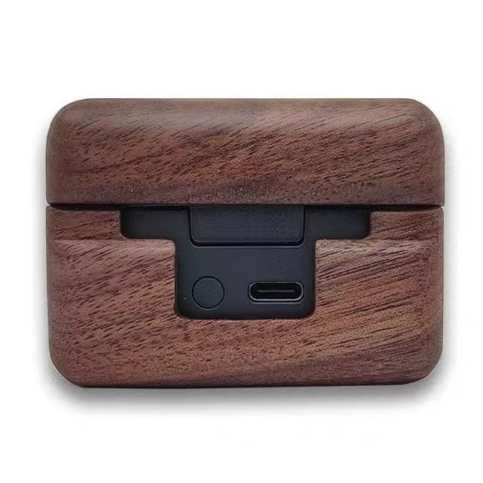 Phù Hợp Vỏ Bảo Vệ Hộp Sạc Tai Nghe sony linkbuds s wf-ls900n Màu Đen Óc Chó Màu Sắc