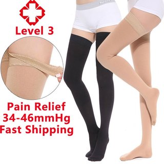 Vớ nén 3 nén cổ cao đến đùi unisex