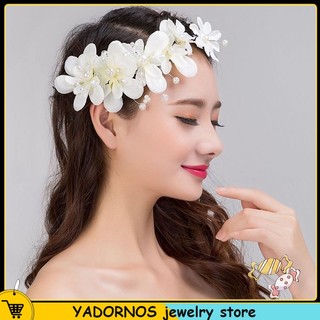 YADORNOS Vòng Hoa Hồng Lớn Cài Tóc Cho Cô Dâu Ngày Cưới