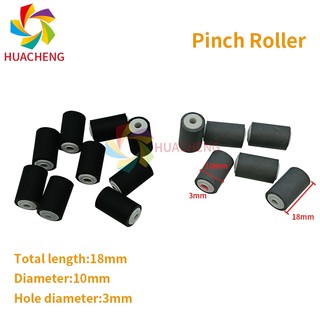 10 chiếc 18mm Kẹp Con Lăn Giấy Cao Su Con Lăn Áp Lực Bánh Xe cho Allwin Xuli Myjet Con Người Phun 18*10*3