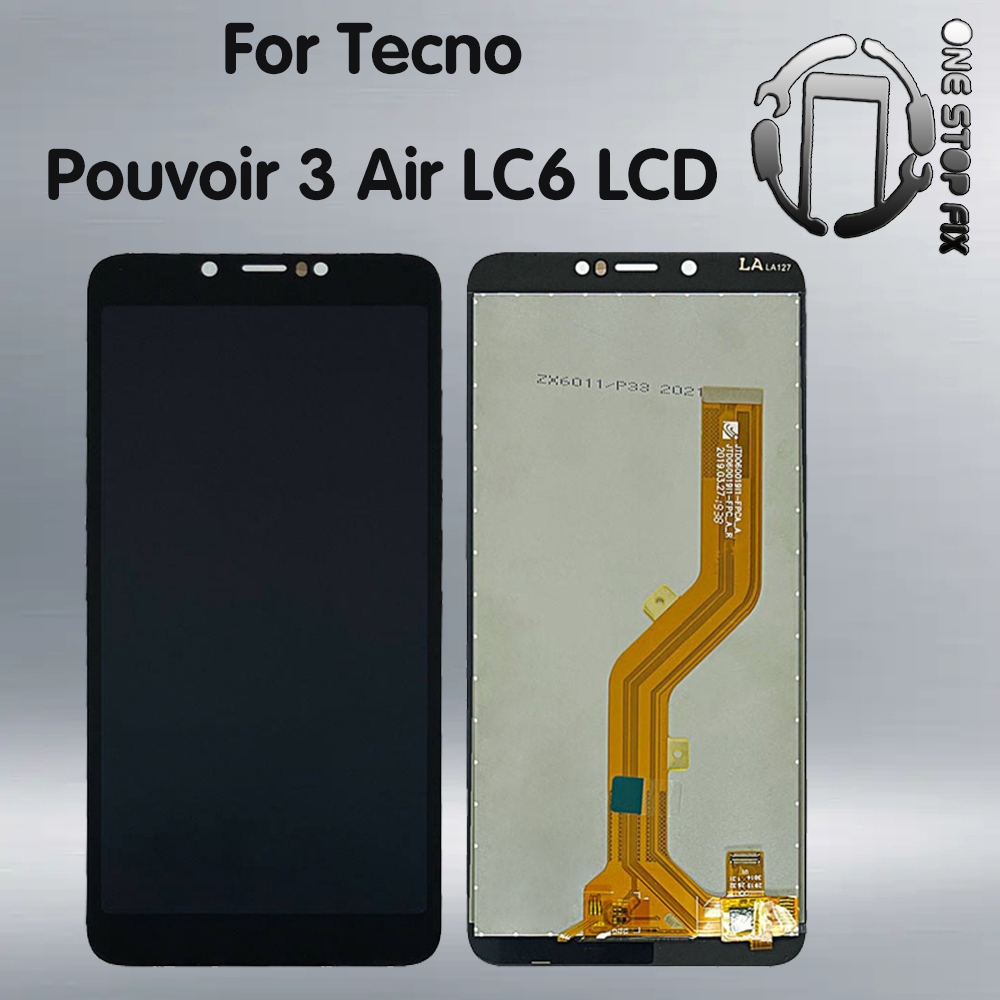 LCD Cho Tecno Pouvoir 3 Air LC6 Màn Hình Cảm Ứng Bộ Số Hóa Bảng Điều Khiển Thay Thế