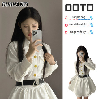 Áo Sơ Mi Trắng Tay Dài Phồng Thời Trang Thu Đông Dành Cho Nữ