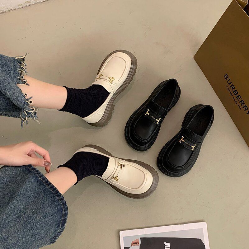 YOSBOGR  giày búp bê đế cao lolita giày Mary Jane Đế da mềm đế thời trang Phù hợp Đẹp mắt Chống bám bụi Đẳng cấp FLF23B017K 44Z231102