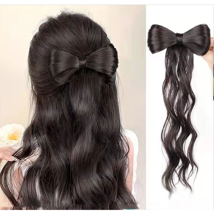 Tóc Giả Thắt Nơ Phong Cách hanfu Thời Trang Cho Nữ