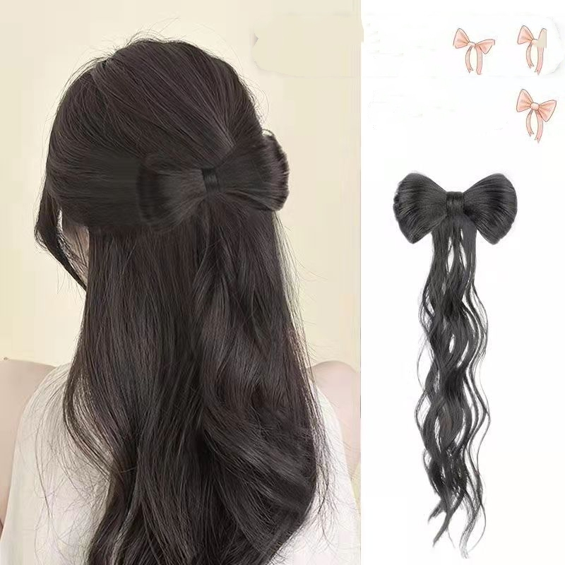 Tóc Giả Thắt Nơ Phong Cách hanfu Thời Trang Cho Nữ