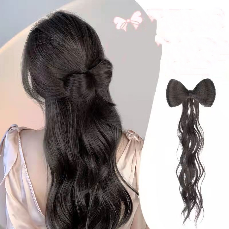 Tóc Giả Thắt Nơ Phong Cách hanfu Thời Trang Cho Nữ