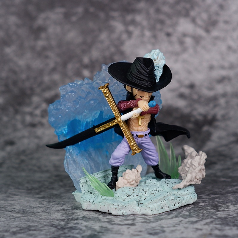 Mô Hình Nhân Vật nika marco mihawk sabo enel boa hancock Bằng pvc 13cm
