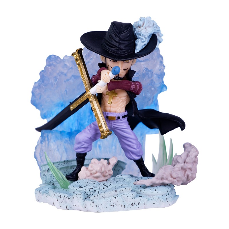 Mô Hình Nhân Vật nika marco mihawk sabo enel boa hancock Bằng pvc 13cm