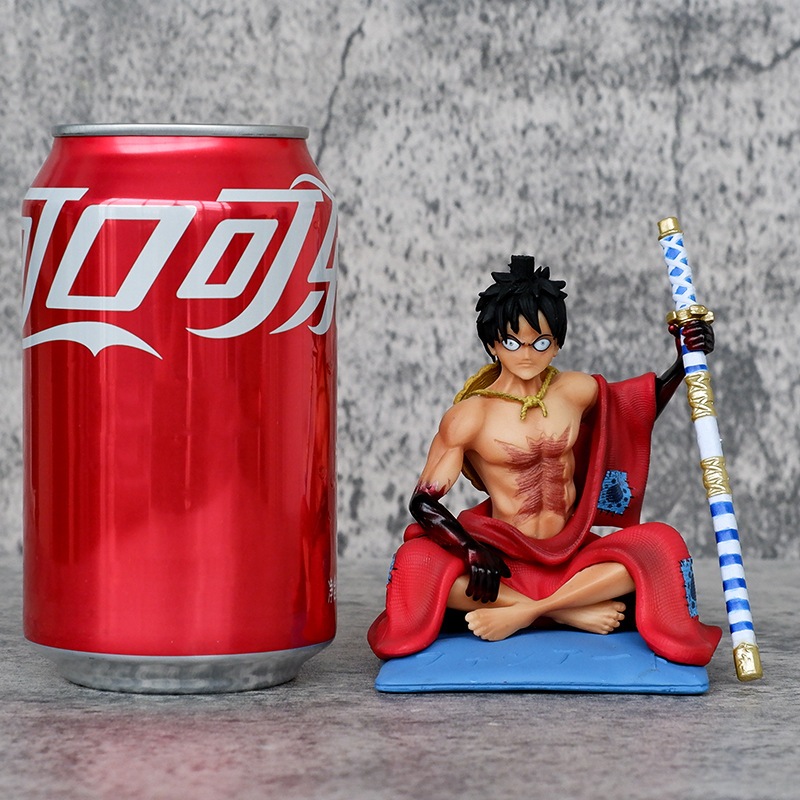 Mô Hình Nhân Vật luffy gk kazunokuni Ngồi Trong Phim Hoạt Hình one piece Ngồi Trên kimono Bằng pvc 10cm