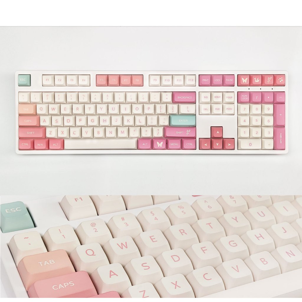 GMK Gummy Bears Keycap, 133 Phím Keycaps PBT XDA Profile DYE-SUB Cá Tính Cho MX Công Tắc Bàn Phím Cơ