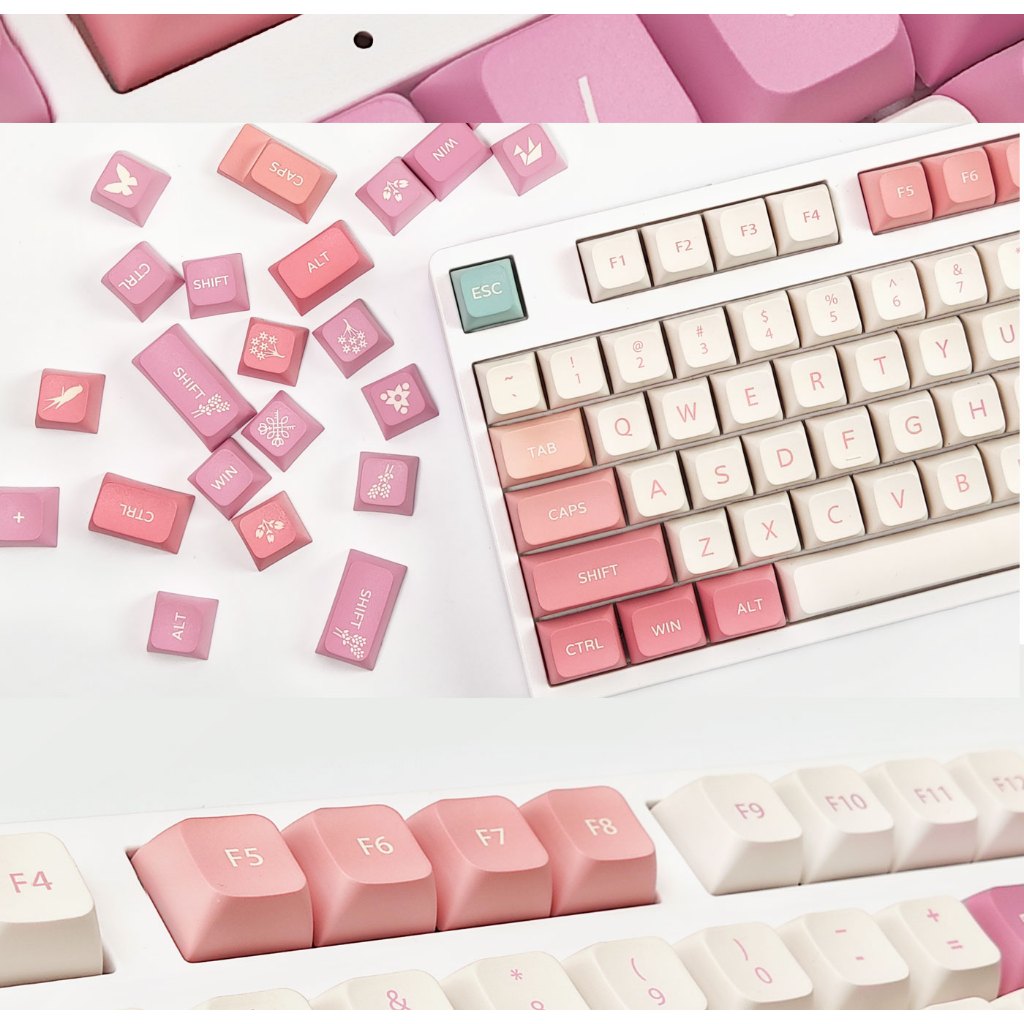 GMK Gummy Bears Keycap, 133 Phím Keycaps PBT XDA Profile DYE-SUB Cá Tính Cho MX Công Tắc Bàn Phím Cơ