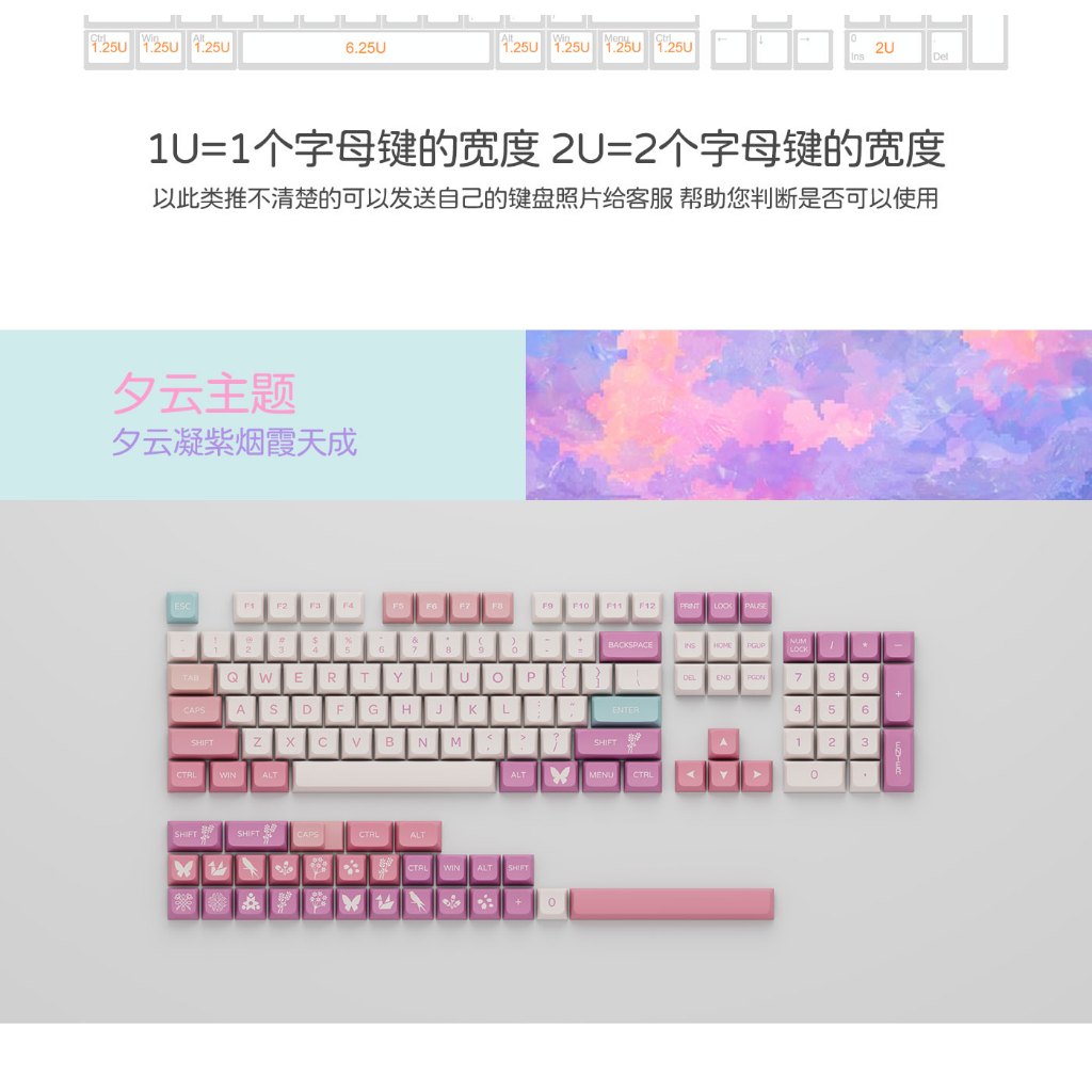 GMK Tây Vân Keycap, 137 Phím Keycaps PBT XDA Profile DYE-SUB Cá Tính Cho MX Công Tắc Bàn Phím Cơ
