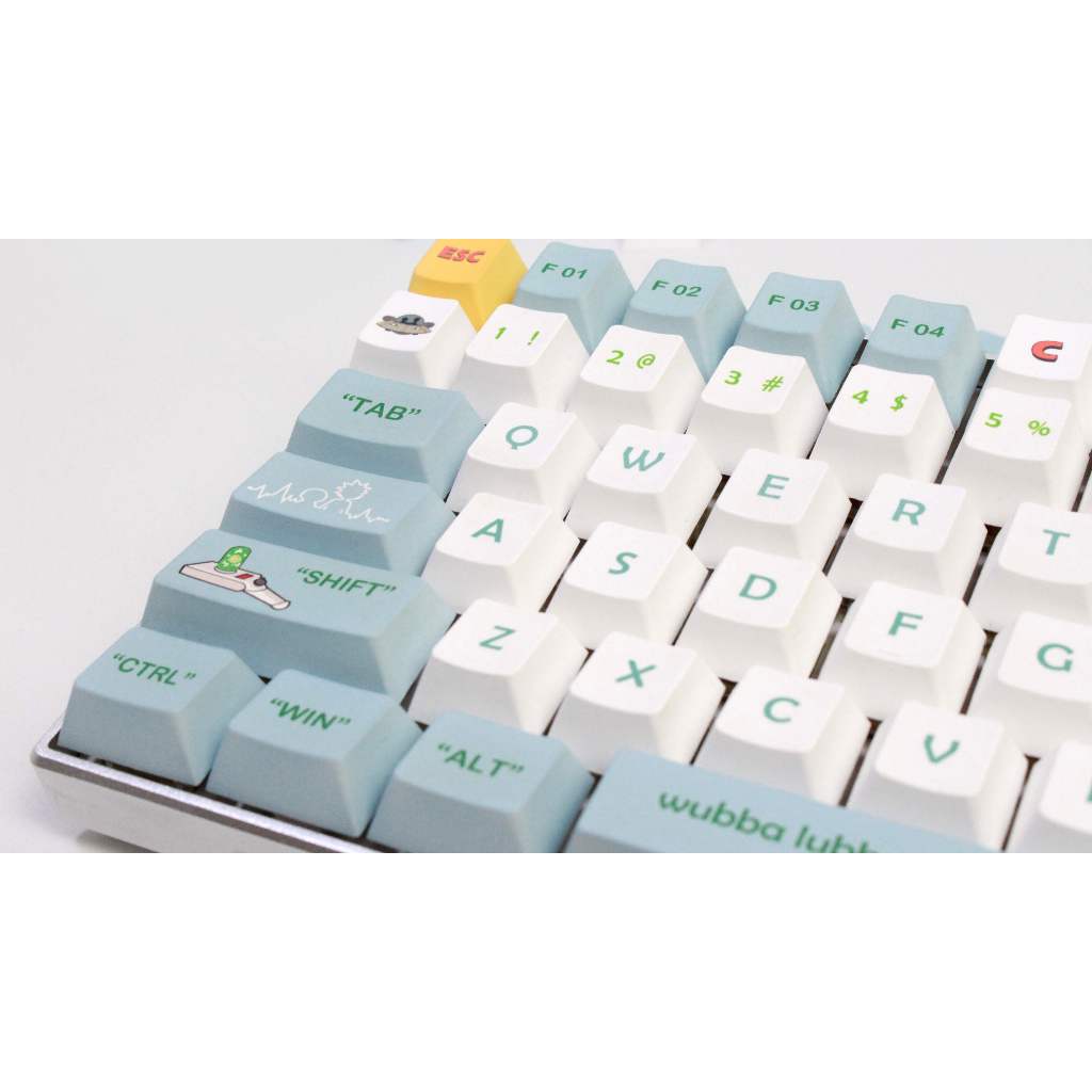GMK Rick và Morty Keycap, 140 Phím Keycaps PBT CHERRY/XDA Profile DYE-SUB Được Cá Nhân Hóa Cho MX Switch Bàn Phím Cơ