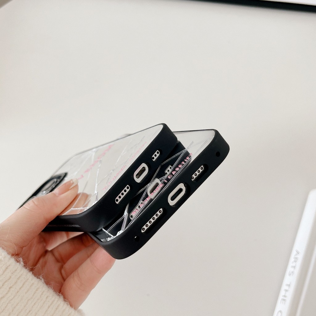 Ốp Điện Thoại Mặt Gương Màu Hồng Họa Tiết Venom Cho iphone 15 pro max 14 13 pro 12 11 pro max