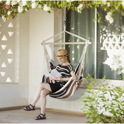 Xích đu Treo Dây Xích Đu Vải Dày Ký Túc Xá Ghế Ngoài Trời Nhà Phòng Ngủ Sân