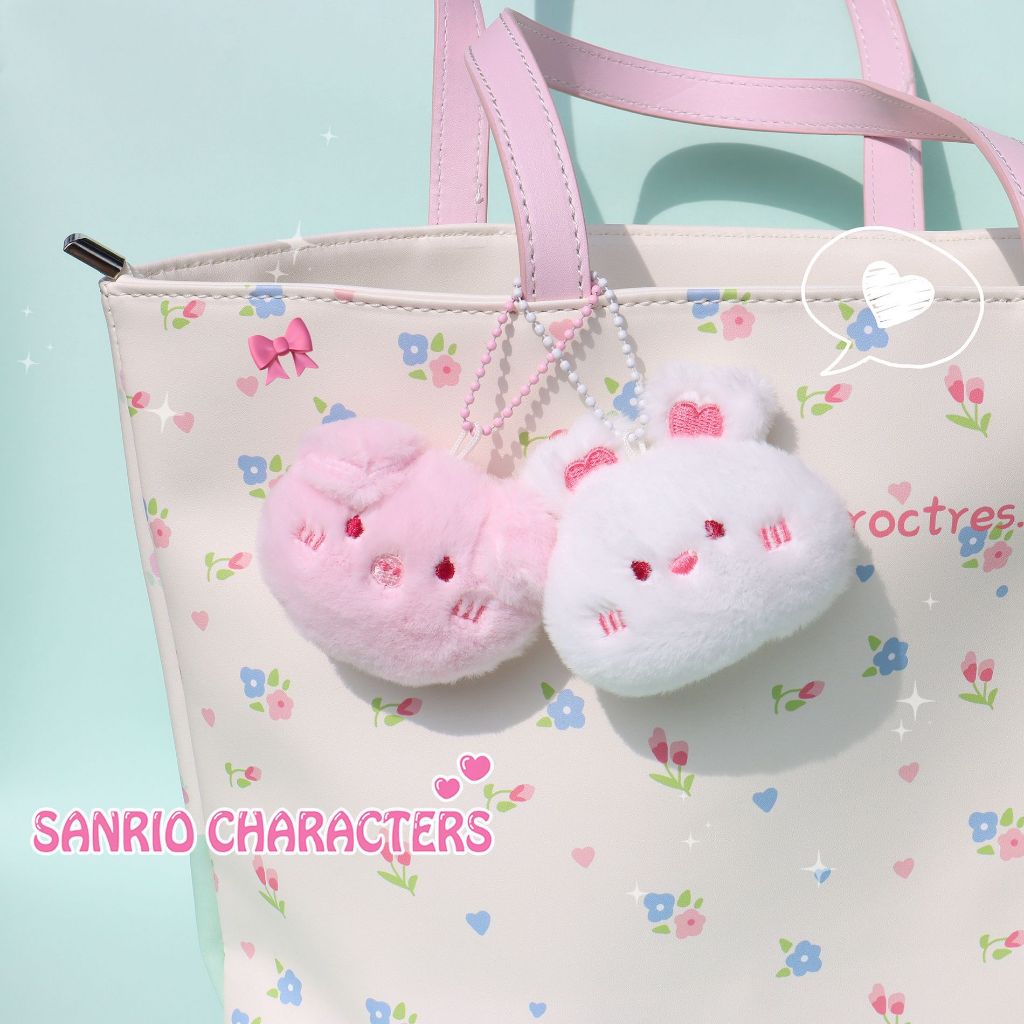 Hoạt Hình Móc Khóa Hình Thỏ / Gấu Trúc Đáng Yêu