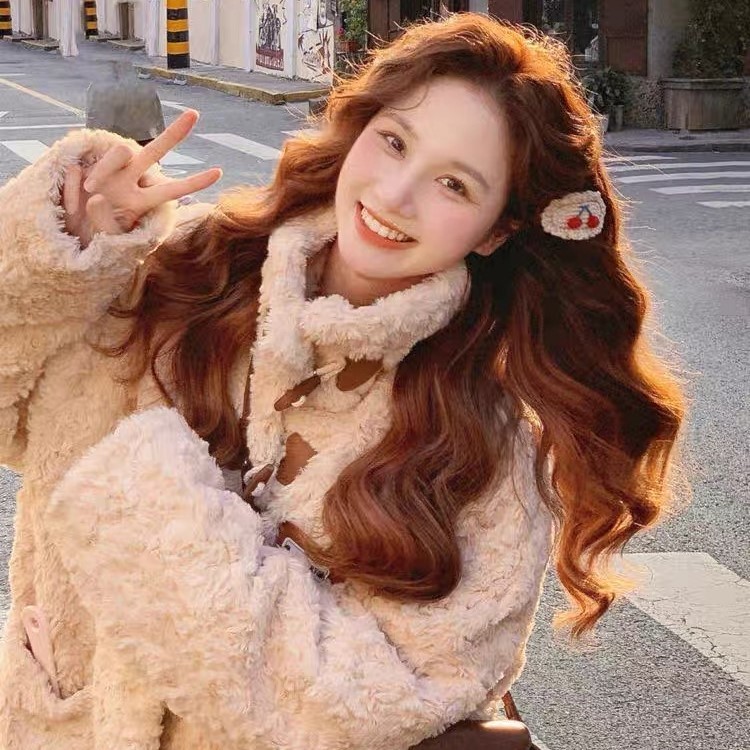 Dễ Thương Kẹp Tóc Hình Trái cherry Xinh Xắn Cho Nữ