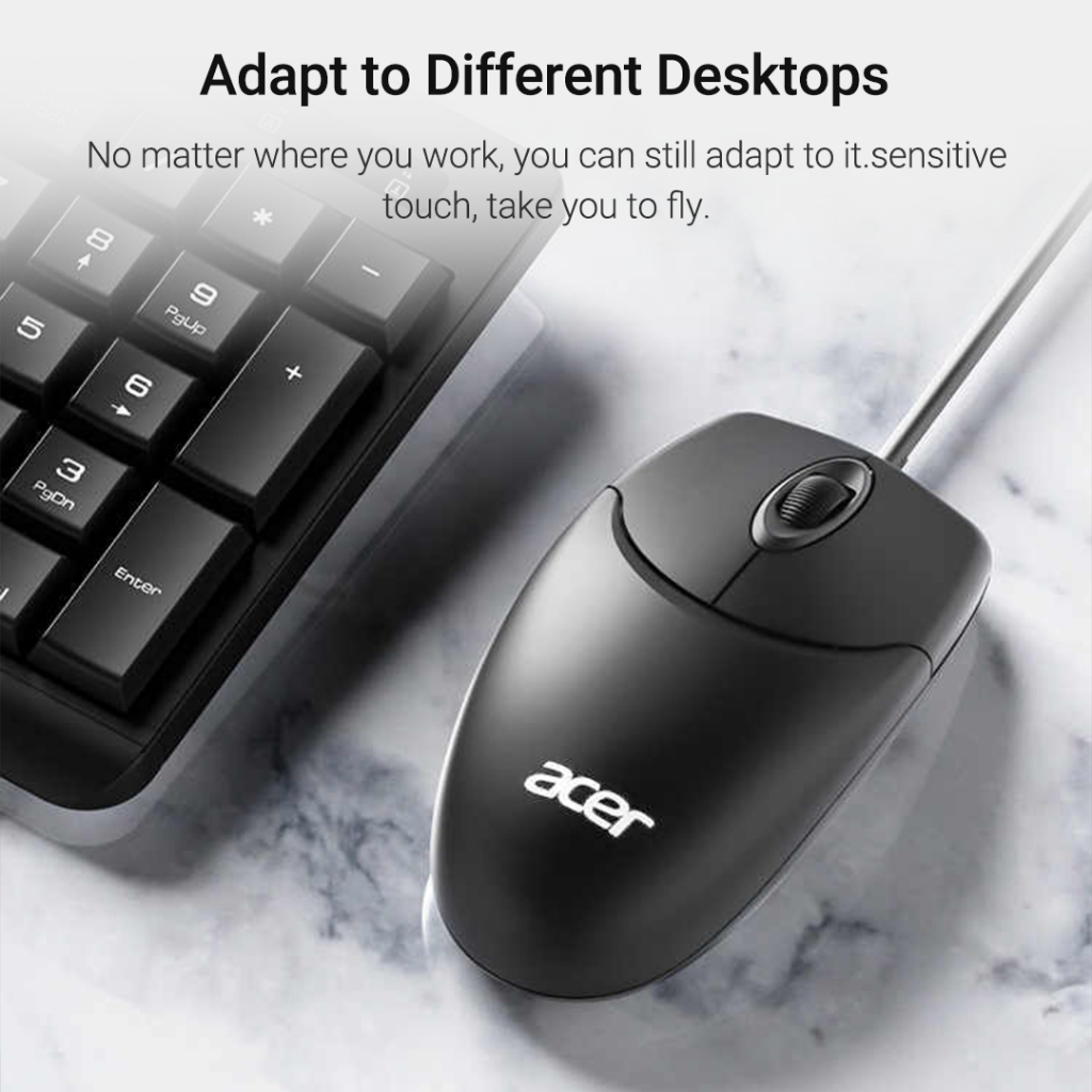 Chuột Máy Tính xiaomi youpin acer m117 1000dpi Có Dây usb Tiện Dụng
