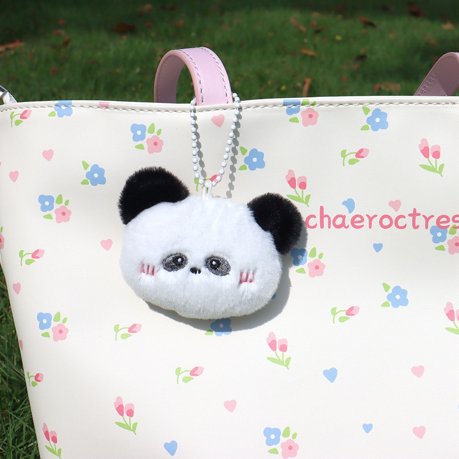 Hoạt Hình Móc Khóa Hình Thỏ / Gấu Trúc Đáng Yêu