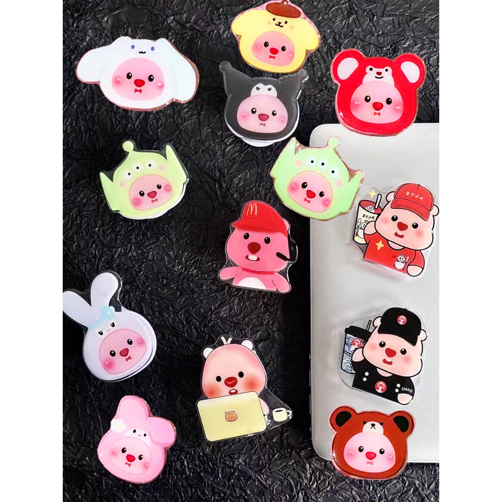 Popsocket Loopy ốp lưng Dễ thương dấu ngoặc Phù hợp với mọi điện thoại di động iphone samsung oppo vivo