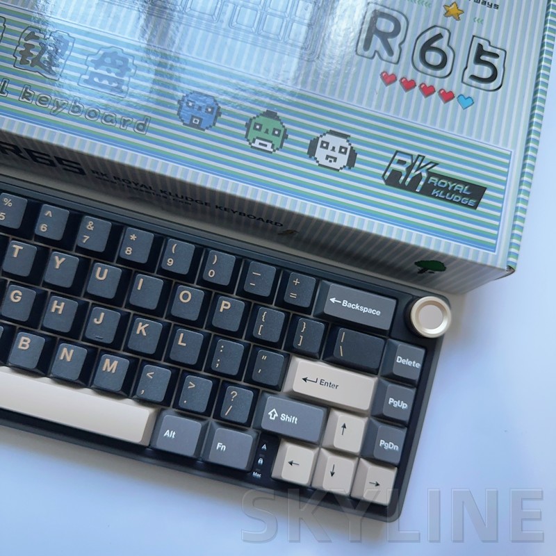 Bàn Phím Cơ Không Dây r65 / 3 Chế Độ 2.4g bt rgb 1.2mm Dùng Để Chơi Game