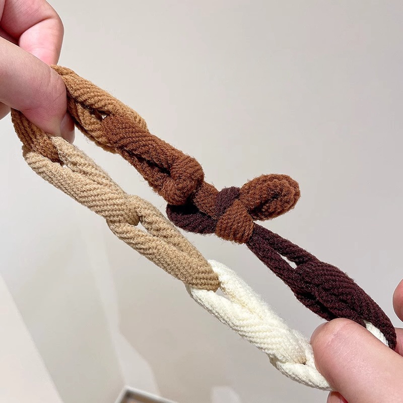 Dây Buộc Tóc Co Giãn Đính Nơ Xinh Xắn Cho Nữ