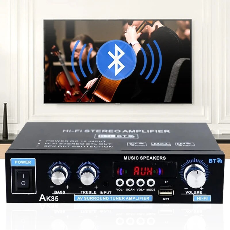 Ak35 800w Loa Khuếch Đại Âm Thanh Kỹ Thuật Số 100-240v 12v