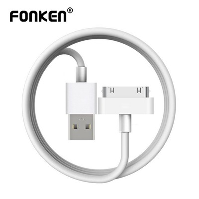 Cáp sạc nhanh FONKEN cổng usb 30 pin thích hợp cho điện Thoại 4/4S Pad 1/2/3/4 Pod nano/classic Touch Series
