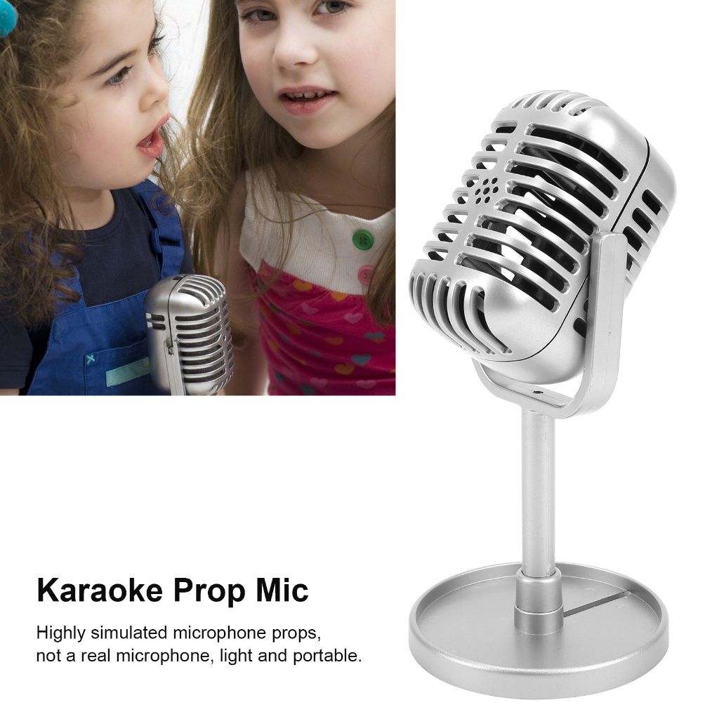 Có thể bán buôn Micrô cổ điển để quay phim cho các chương trình khiêu vũ Thực hành sử dụng đạo cụ micrô Washington057 Hàng giao ngay