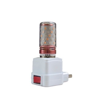 E27 E14 E2 16W 12W 红绿蓝黄粉紫 RGB 玉米灯泡 彩色光源 家用气氛拍照专用灯 配灯座 吊线灯头