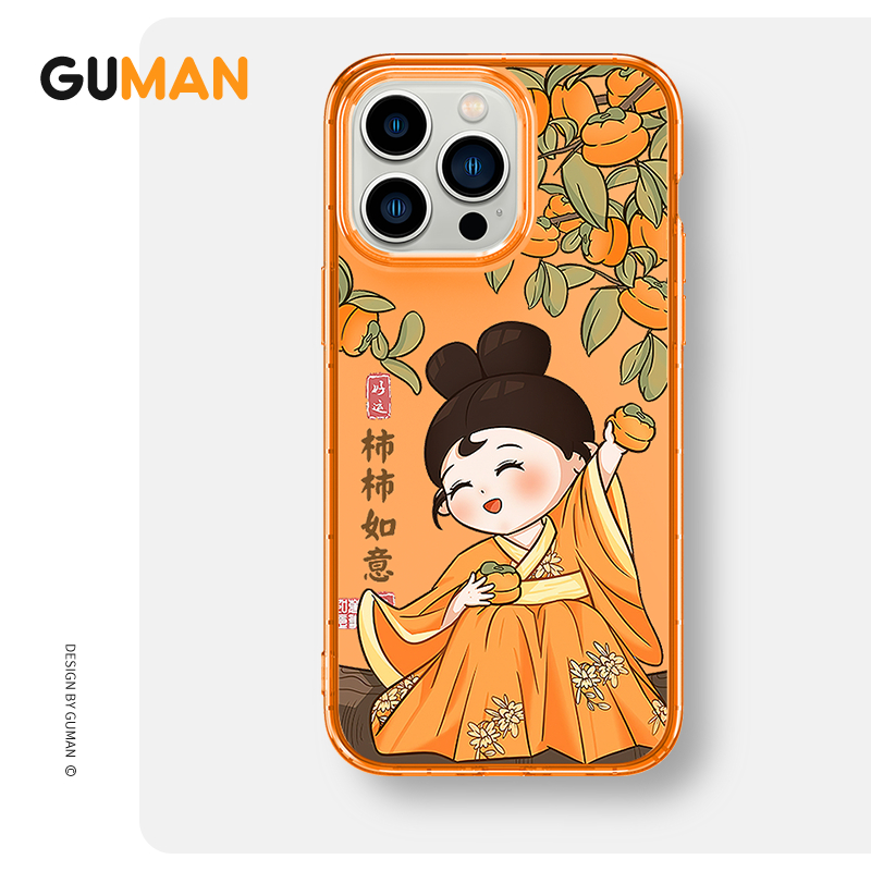 Ốp lưng GUMAN mềm tết chống sốc độc lạ dễ thương đẹp Cho iPhone 15 14 13 12 11 Pro Max SE 2020 X XR XS ip 8 7 Plus kute xyb2509