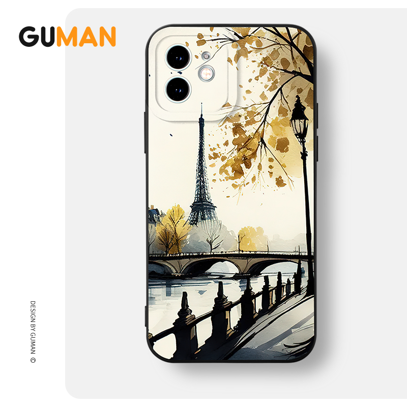 Ốp lưng GUMAN mềm độc lạ dễ thương đẹp Cho iPhone 15 14 13 12 11 Pro Max SE 2020 X XR XS 8 7 ip 6S 6 Plus kute xyb2512