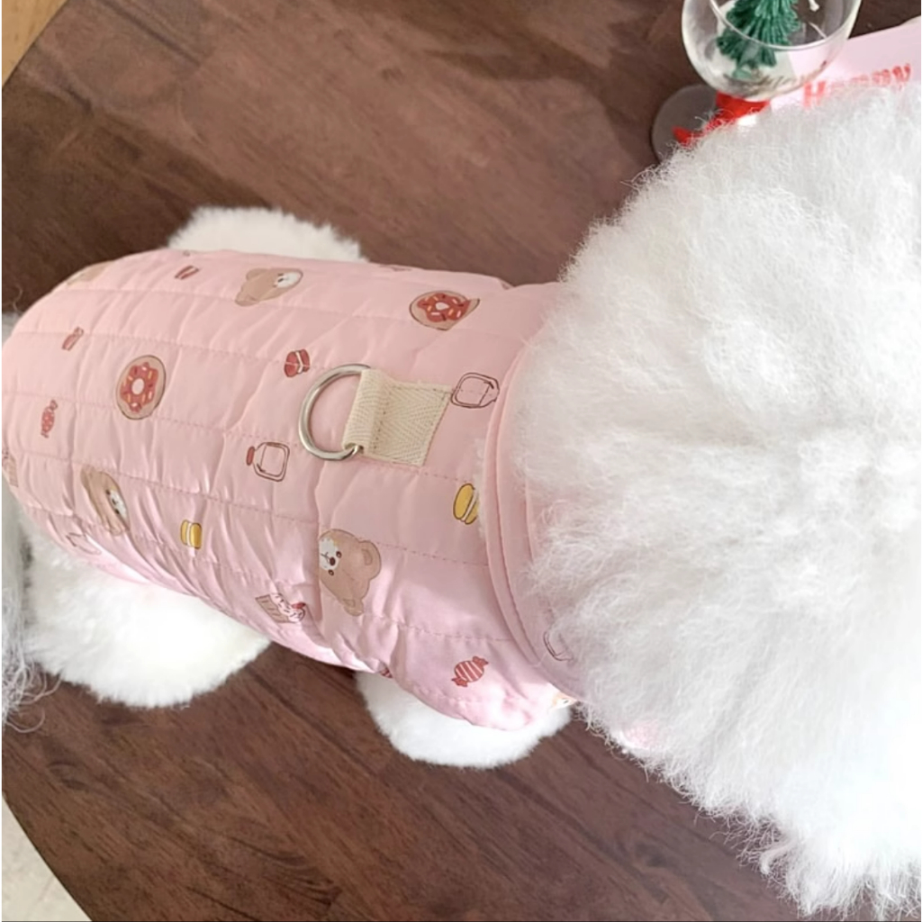 Áo Khoác Vải cotton Dày Thời Trang Thu Đông Cho Thú Cưng