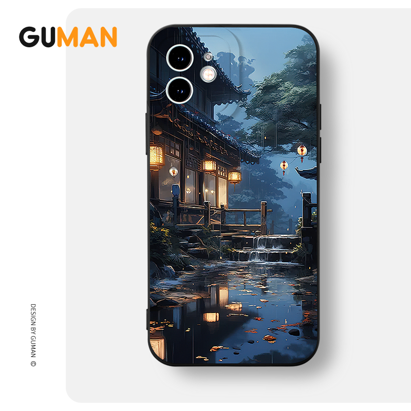 Ốp lưng GUMAN mềm độc lạ dễ thương đẹp Cho iPhone 15 14 13 12 11 Pro Max SE 2020 X XR XS 8 7 ip 6S 6 Plus kute xyb2513