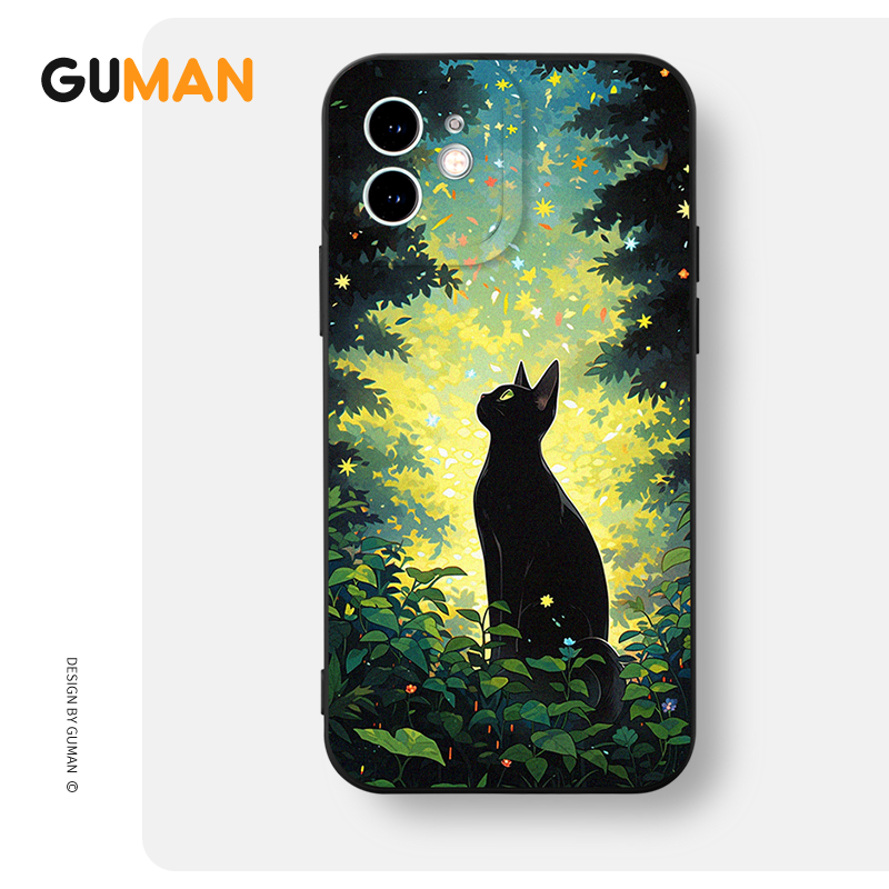 Ốp lưng GUMAN mềm độc lạ dễ thương đẹp Cho iPhone 15 14 13 12 11 Pro Max SE 2020 X XR XS 8 7 ip 6S 6 Plus kute xyab135