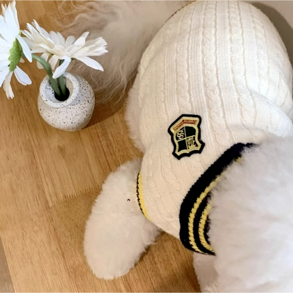 Áo Len Mùa Thu Cho Thú Cưng Gấu Bông yorkshire Lựu Đạn