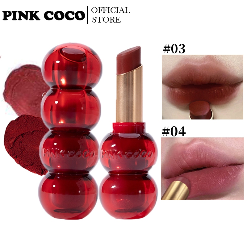 [Hàng mới về]Son Môi Pink CoCo Màu Nhung Lì Lâu Trôi Mềm Mịn Cho Học Sinh