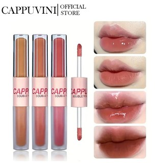 Son môi Cappuvini dạng lỏng 2 trong 1 siêu nhẹ chống nứt nẻ 2.4g
