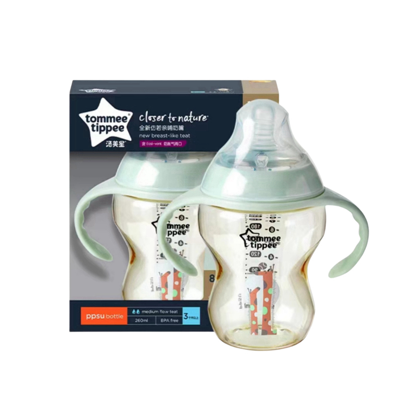 TOMMEE TIPPEE Tommee Bình Sữa ppsu Có Dòng Chảy Trung Bình 3m +