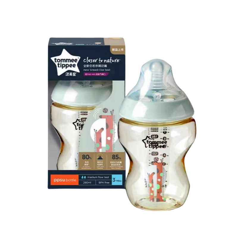 TOMMEE TIPPEE Tommee Bình Sữa ppsu Có Dòng Chảy Trung Bình 3m +