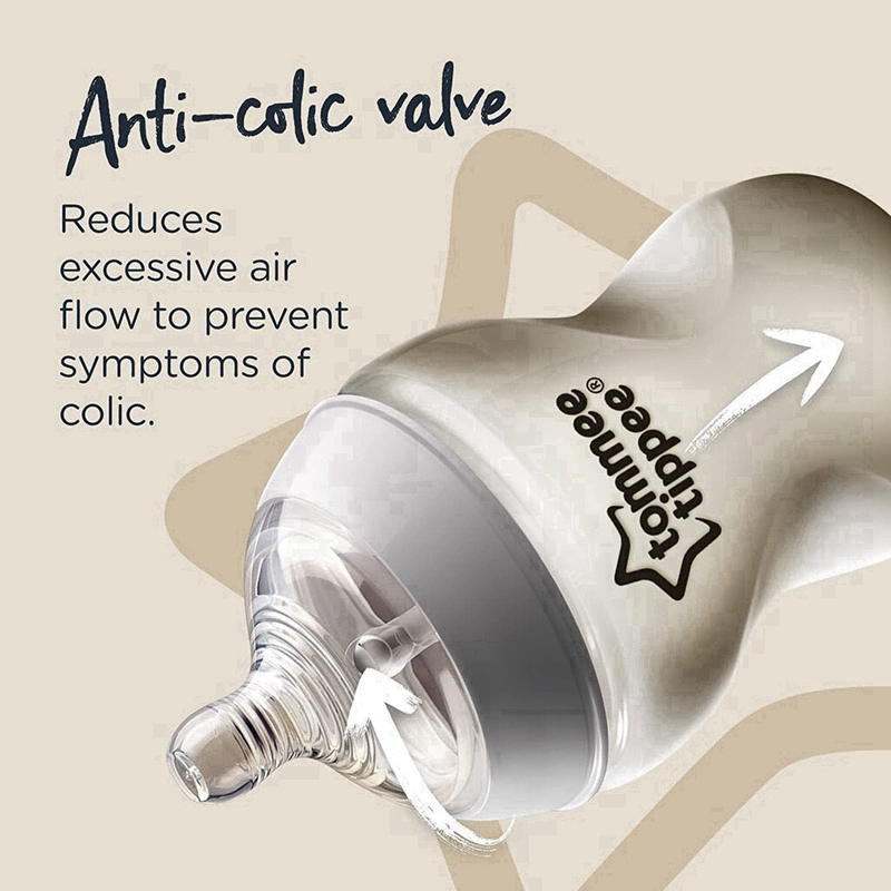 TOMMEE TIPPEE Tommee Bình Sữa ppsu Có Dòng Chảy Trung Bình 3m +